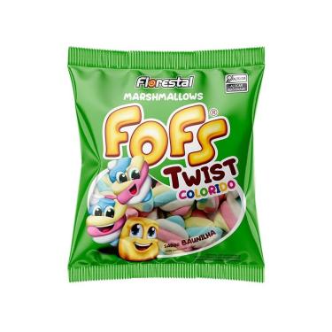 Imagem de Marshmallow Florestal Fofs Twist Colorido 220g