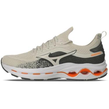 Imagem de Tênis de Corrida Masculino Mizuno Wave Legend 3, Bege, 44