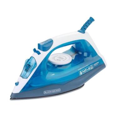 Imagem de Ferro de Passar Black e Decker Vapor e a Seco Azul FX2150BR, 110V