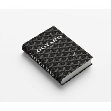 Imagem de LIVRO CAIXA GOYARD PRETA MÉDIO 24,5 x 17 cm  - GNJ HOME DECOR