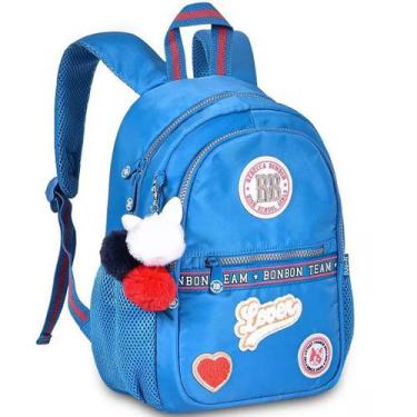 Imagem de Mini Mochila Escolar Rebecca Bonbon Team Clio RB24091, Azul