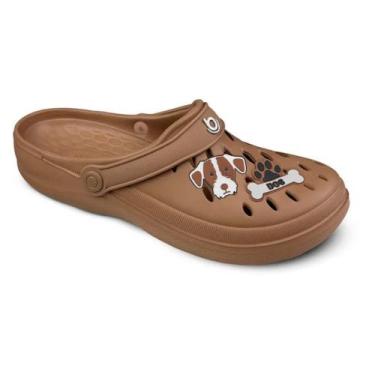 Imagem de Babuche Clog Boaonda Easy Feminina EVA Leve 2402 Boton DOG, 39, Crepe
