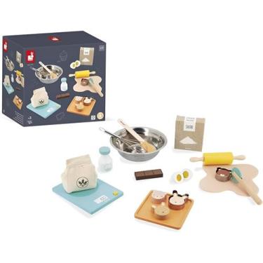 Imagem de Brinquedo Meu Primeiro Kit de Confeitaria Educativo Infantil Madeira 1