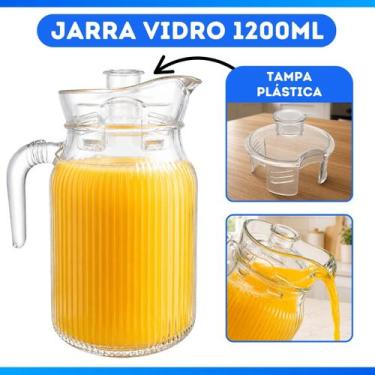 Imagem de Jarra De Vidro Com Alça 1200 ML - Vista Home