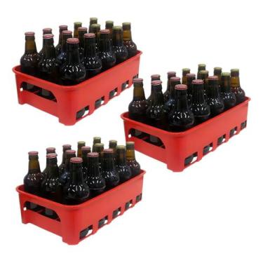 Imagem de Kit 3 Engradado Para 300ml Retronavel Romarinho - 15 Baias - CHUNJIYAN