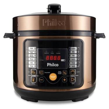 Imagem de Panela de Pressão Multifuncional Dourada Philco PPP05G 127V, 110V