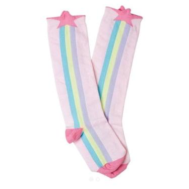 Imagem de Meia Galochita Kids - Duck, Rosa bebê com listras, 22 ao 25