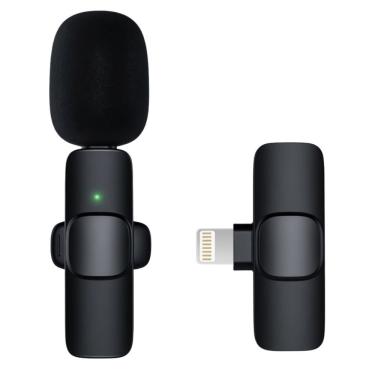 Imagem de Receptor Wireless com Conexao Lightning MDM Profissional para Gravacao Estavel Audio Alta Qualidade