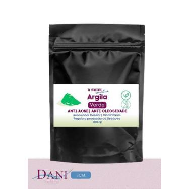 Imagem de Argila Verde D'Smuk 300g - Tratamento de Pele