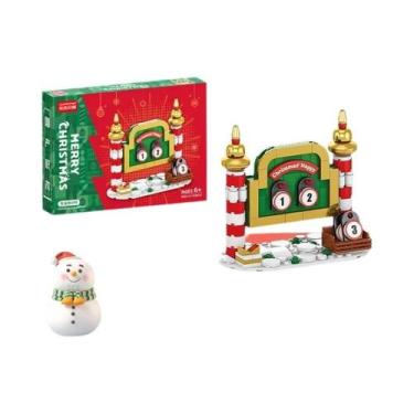 Imagem de Blocos De Montar De Aldeia De Natal: Árvore De Natal, Peças De Encaixe