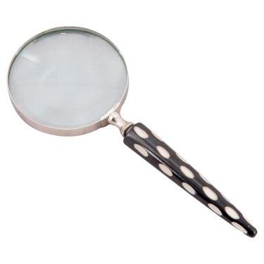 Imagem de Lupa Decorativa de Metal e Resina Margaret