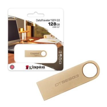 Imagem de Pen Drive 128gb Usb 3.2 Gen1 DataTraveler Gold 220mbs Leit DTSE9G3/128