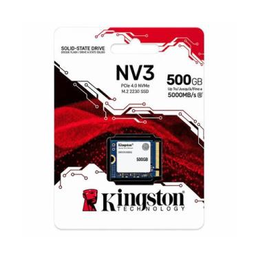 Imagem de Mini Kingston NV3 NVMe PCIe 4.0 SSD interno 500GB M.2 2230-SNV3SM3/500