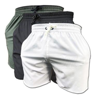 Imagem de Kit 3 Short Dry fit Poliester e Elastano - RM Fabrica, G, Kit 4