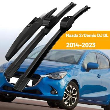 Imagem de Conjunto De Limpadores De Para-brisa Dianteiro E Traseiro Para Mazda 2