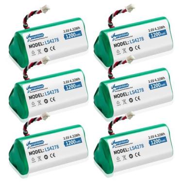 Imagem de Bateria Senpinkboo LS4278 1200mAh Pacote com 6 Unidades 3,6V