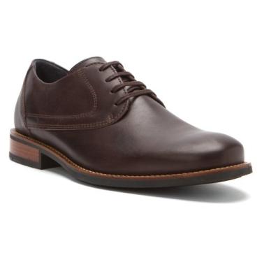 Imagem de Wolky Oxford Masculino 2190 Georgetown, Couro escovado marrom, 8-8.5