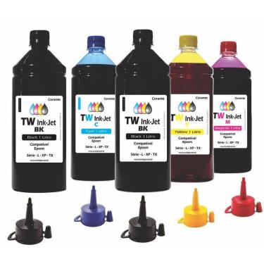 Imagem de Tinta Adaptável para epson Ecotank 5 litros L355 L365 L375