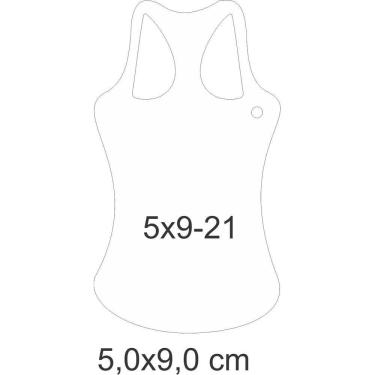 Imagem de Tag Etiqueta Cartela p/ roupa, biju kraft 100 un mod 5x9-21