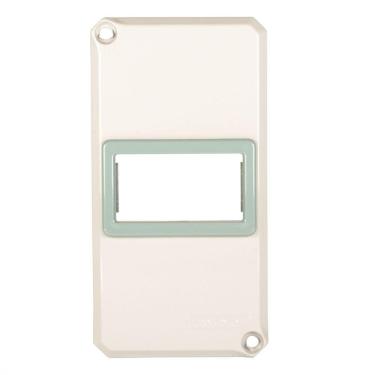 Imagem de Tampa para condulete 1" com 1  posto horizontal para sistema modular Tramontina