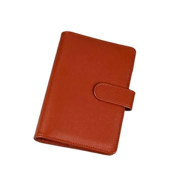 Imagem de Cor A5 A6 6 Pasta de Argolas PU Pasta de Couro para Caderno Capa para Caderno Caderno Diário Papelaria, 09, A5