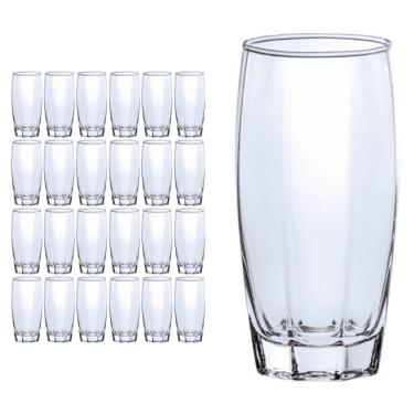 Imagem de Conjunto com 24 Copos de Vidro 370ml Florence Transparente
