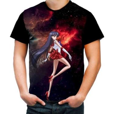 Imagem de Camisa Camiseta Rei Hino Sailor Mars Sailor Moon Art Hd 2 - Dias No Es
