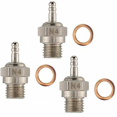 Imagem de Pacote com 3 plugues de brilho médio Super Duty para Traxxas 3232X 1/10 T-Maxx 2,5/3,3