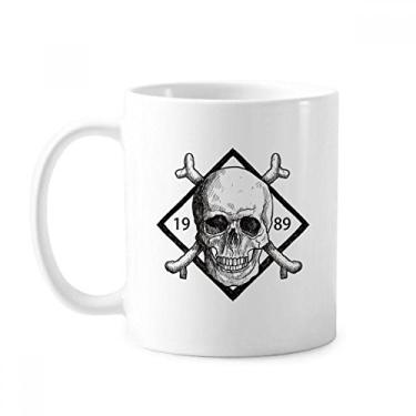 Imagem de Skeleton Pirate 1989 Caneca com estampa de decoração cerâmica xícara de café porcelana louça