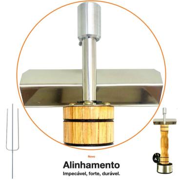 Imagem de Espeto Giratório Elétrico Premium Churrasco Inox 220V EG06