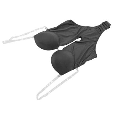 Imagem de Roupa íntima de Peça única, Body Com Controle Firme, Elástico e Respirável para Mulheres Em Lua de Mel (Preto)