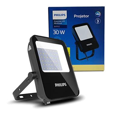 Imagem de Refletor Led Philips 30W IP65 2850 lúmens Luz amarela 3000K bivolt