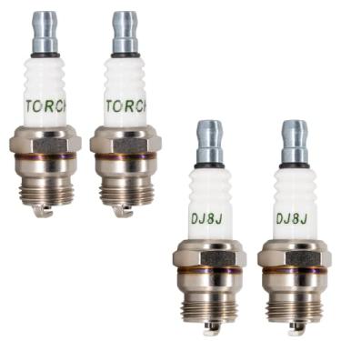 Imagem de 4PK TORCH DJ8J Vela de ignição substituir para CHAMPION DJ8J DJ7J 847 850, para NGK BM6F, 794-00050, 794-00055A, para Bosch HS8E, WAK145T3, para DENSO T20M-U, para MEGA-FIRE SE-J8D, para ACDeld. CC444TCCCS45T, OEM