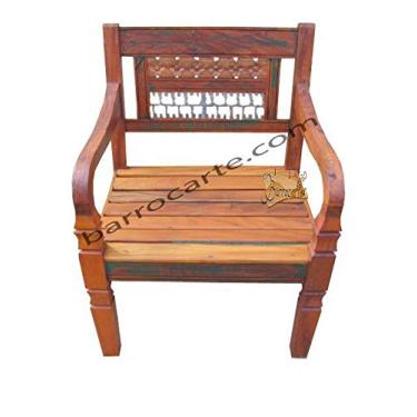 Imagem de Poltrona Rústica Unique em Madeira de Demolição - Cód 1195