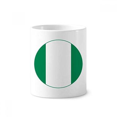 Imagem de Nigéria África Nigéria, Emblema Nacional de Escova de Dentes Caneca, Suporte de Cerâmica