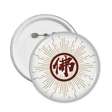 Imagem de Emblema de personagens chineses Centros de expressões mistérios, emblema, acessórios, decoração, 5 peças