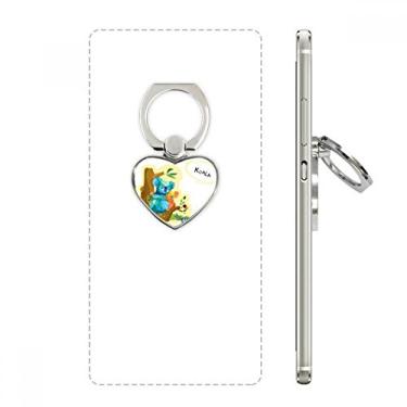 Imagem de Austrália Koala e Eucalipto Aquarela Suporte de Anel de Telefone Suporte Universal