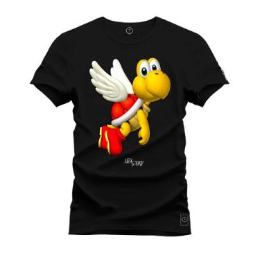 Imagem de Camisa Camiseta Premium Leve Estampa Full 4K Tartuga Anjo - Nexstar