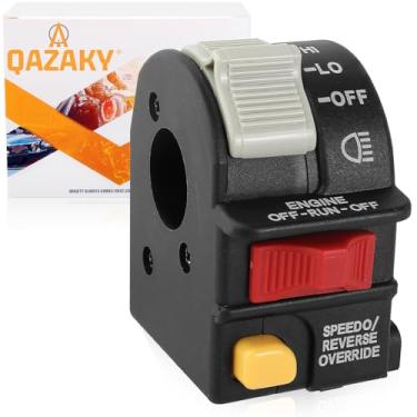 Imagem de QAZAKY Interruptor De Parada Do Farol Do Guidão Hi/Lo Beam Light Kill Compatível Com Polaris Atv Atp Magnum Scrambler Sportsman Trail Boss Xpedition Xplorer 325 330 400 425 500 600 700 800