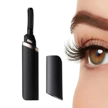Imagem de Modelador de cílios elétrico, Modelador de cílios elétrico - Modelador de pestanas aquecido recarregável USB com pente para pestanas,Modelador de cílios com 3 modos de aquecimento para Shakven