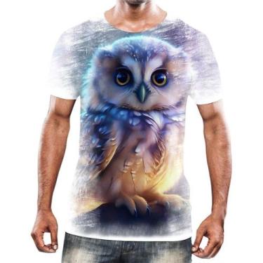 Imagem de Camiseta Camisa Animais Corujas Misticas Aves Noturnas Hd 12 - Enjoy S