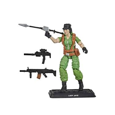 Imagem de Figura de Ação G.I. Joe Retrô Collection, Boneca de 9,5 cm e Múltiplos Acessórios - Lady Jaye - F1004 - Hasbro