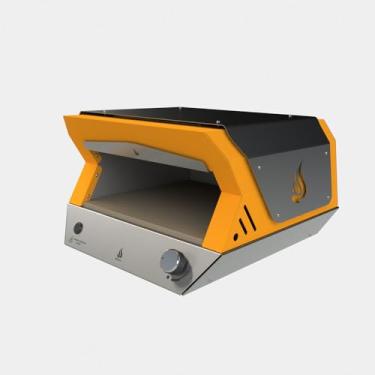 Imagem de Forno de Pizza a gás portátil Dinoxx FDX400 GLP LARANJA Inox