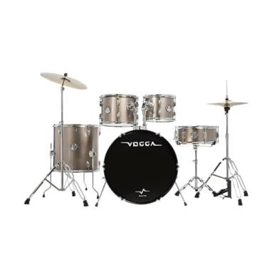 Imagem de BATERIA ACÚSTICA VOGGA PULSE BUMBO 22" VPD222 CHR (CHROME)