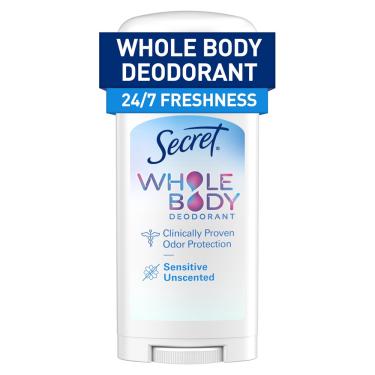 Imagem de Desodorante Stick Secret Whole Body para mulheres 70 ml sem perfume