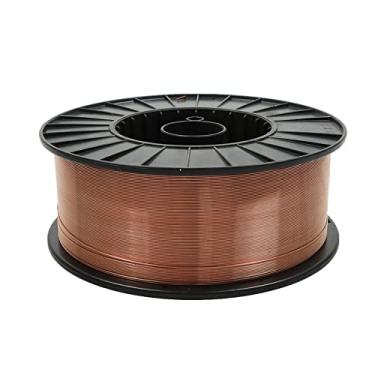 Imagem de findmall ER70S-6 Fio de solda MIG de aço suave de 0,045 polegadas para baixo respingo adequado para todas as posições carretel de soldagem a gás de 20 kg