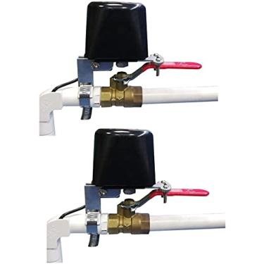 Imagem de UseeLink Válvula de água WiFi inteligente, pacote com 2, compatível com Alexa e Google Assistant, programa de aplicação iOS/Android