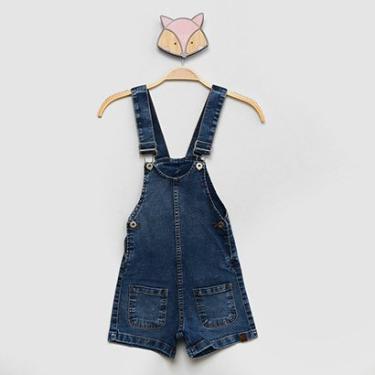 Imagem de Jardineira Infantil Brandili Jeans Menina-Feminino