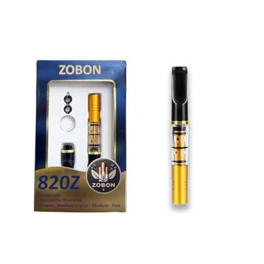 Imagem de ZOBON Suporte de filtro de cigarro duplo microporoso multi-filtragem para reduzir manchas de alcatrão e fumaça plástico reutilizável de grau alimentício adequado para 4 tamanhos de cigarros (com 1