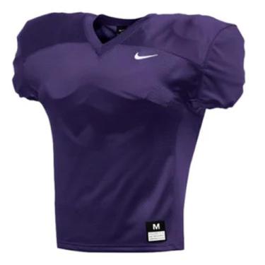 Imagem de Nike Camiseta masculina Team Stock Vapor Varsity gola V manga curta futebol casual - branca, Roxo, quadra, P